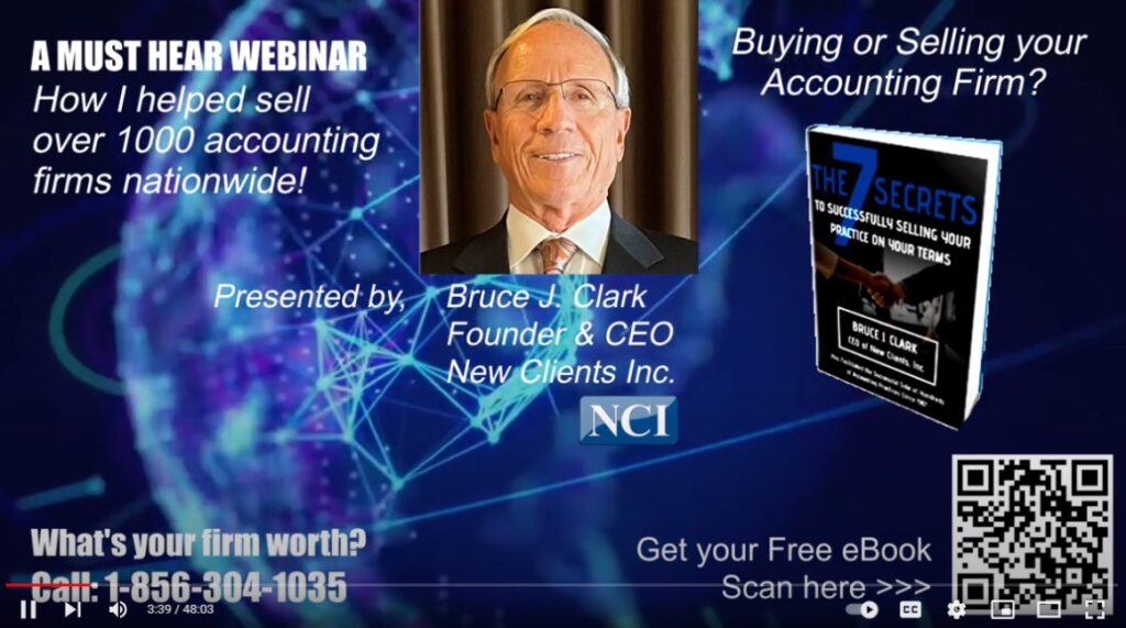 Accounting Practices for Sale Practice Listings New Clients, Inc.